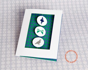 Curtsy Bow Coo, Thank You Card, Whimsical Thank You Card, Gratitude Card, Appreciation Card, Fun Thank You Card