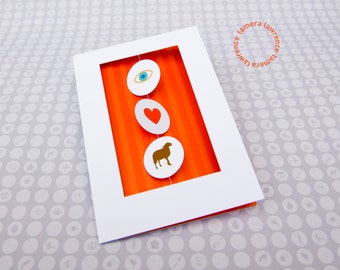 I Love You Anniversary Card, Fun Anniversary Card, Whimsical Anniversary Card, Significant Other Anniversary Card