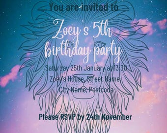 Leo Invitation