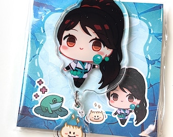 Valorant Acrylic Keychain – Sage