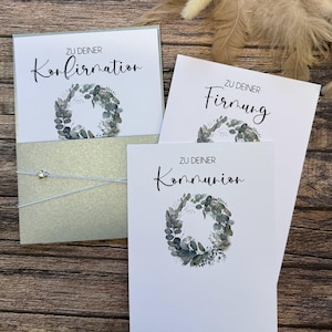 Konfirmation Firmung Kommunion Geldgeschenk Karte