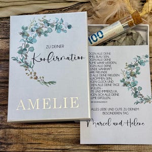 Kommunion, Konfirmation, Firmung, Geschenkbox, Geldgeschenk, Gutscheinbox