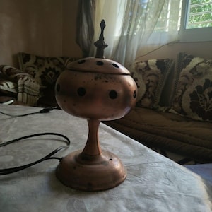 Glass Bakhour Burner Arabian Incense Traditional Mabkhara Oud Burner Decor Gift