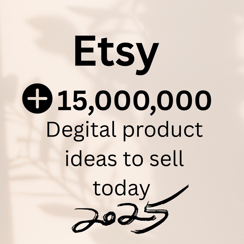 Top Sellers Etsy 2025 Etsy