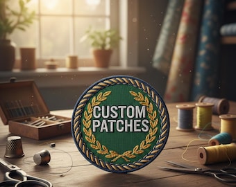 Spersonalizowana naszywka haftowana: do naprasowania lub przyszycia, logo, imię, wzór