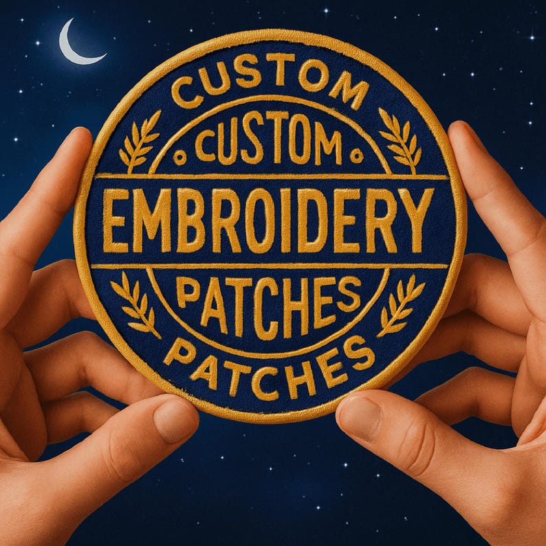 custom patch -
sew on patch -
iron on patch -
velcro patch -
hat patch -
jacket patch -
logo patch -
event patches -
badges -
uniform -