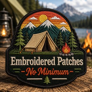 Custom Embroidered Patch - Iron-On or Sew-On - Custom Logo Patches - Party And Event Patches