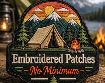 Patch bordado personalizado - para passar a ferro ou costurar - Patches com logotipo personalizado - Patches para festas e eventos