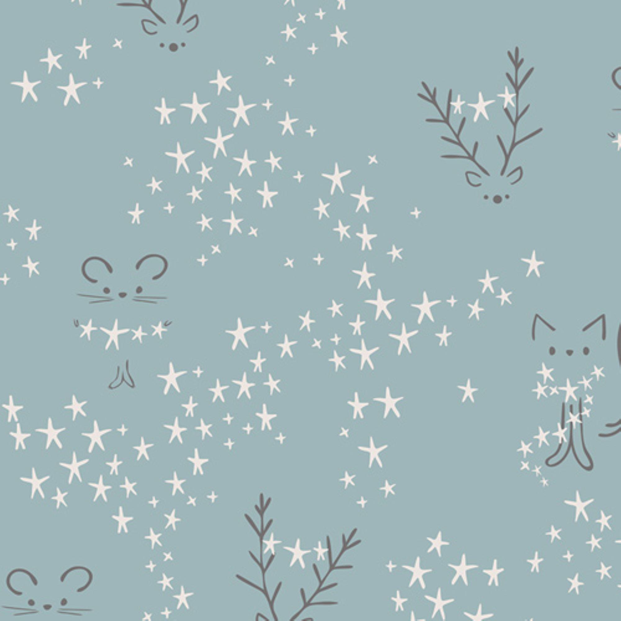 Little Town ~ Starbright Fog LTO-8232 ~ Amy Sinibaldi ~ Art Gallery Fabrics ~ 100% Cotton ~ By the Yard ~ Fat Quarters ~ 1/2 Yard Cuts