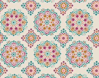 Marrakesh ~ Mandala Drops M-2004  ~ Mr Domestic ~ Art Gallery Fabrics ~ 100% Cotton ~ By the Yard ~ Fat Quarters ~ 1/2 Yard Cuts ~ India