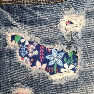 Handmade Iron-On Patch~ Wildflower Fields ~ Please Read Item Description Before Making a Purchase