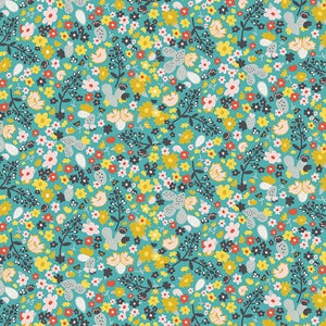 Excursion d'une journée ~ Summer Field DAT-89404 ~ Dana Willard ~ Tissus de galerie d'art ~ 100 % coton ~ par cour ~ Fat Quarters ~ 1/2 Yard Cuts ~ Fleurs