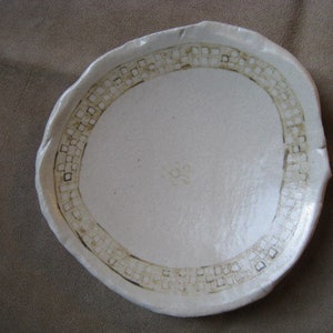 Artifact Inspired Ceramic Bowl Art Bowl Yaya Mama Stele Details Archaeology image 5