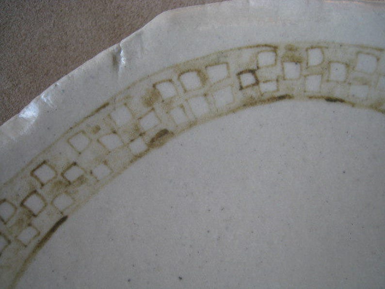 Artifact Inspired Ceramic Bowl Art Bowl Yaya Mama Stele Details Archaeology image 4