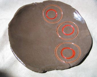 Ceramic Art Dish - Jaguar Spots - Ceramic Dish - Art Bowl