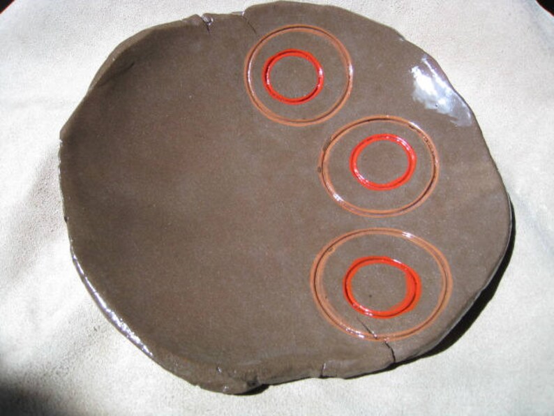 Ceramic Art Dish Jaguar Spots Ceramic Dish Art Bowl image 1