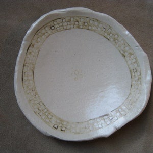 Artifact Inspired Ceramic Bowl Art Bowl Yaya Mama Stele Details Archaeology image 2
