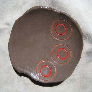 Ceramic Art Dish Jaguar Spots Ceramic Dish Art Bowl image 2