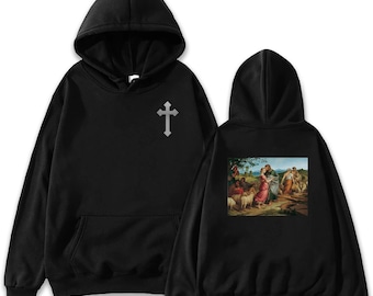 Jesus And His Lambs Hoodie - Unisex