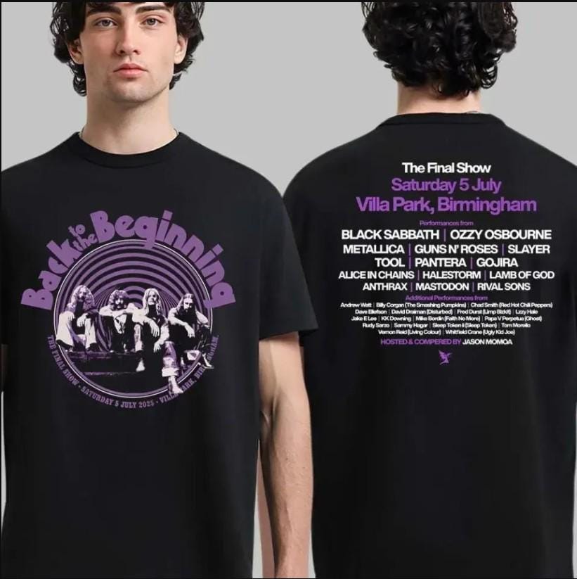 Black sabbath back to the beginning tshirts - Etsy 日本