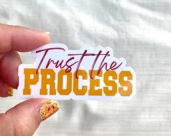 Trust the Process Sticker Decal