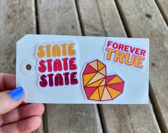 2 Forever Crystal NCAA Iowa State Cyclones Logo Magnet 