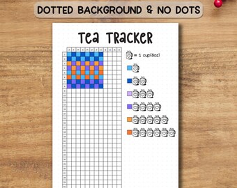 Tea Tracker Printable PDF | Tea Log Journal | A4 A5 Sizes, Herbal Tasting Notes Planner