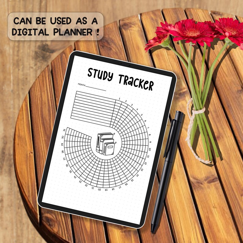 Study Tracker Printable PDF | A4 A5 Monthly Study Log | Student Planner ...