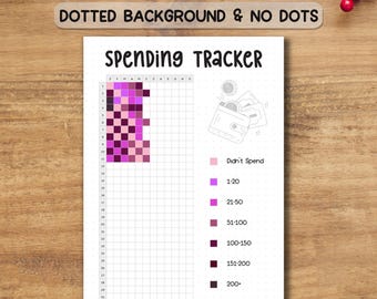 Printable Spending Tracker: Finance Journal Page (Digital Download)