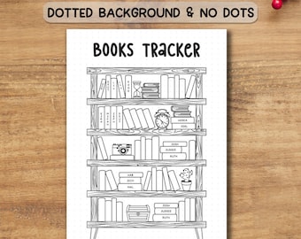Reading Tracker Printable PDF | Book Log and Reading Journal Pages | Planner Insert A4/A5
