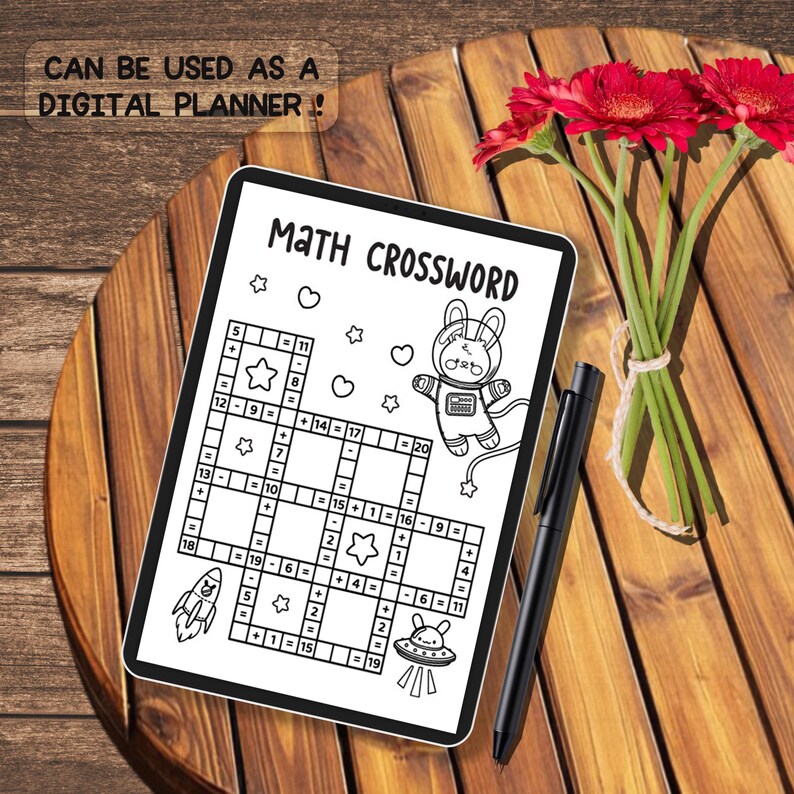 Math Crossword Worksheet.pdf Math Crossword Worksheets Printable PDF | A4-A5 Kids Math Puzzle ...