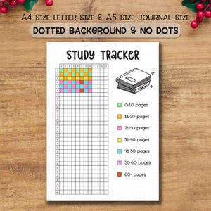 Study Tracker Printable, Student Planner, Study Log Sheet for Time Management & Focus, Academic Organizer, Book Journal, Printable Journal
