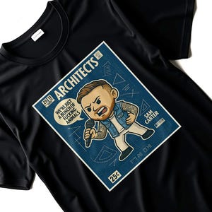 Koszulka Architects | Koszulka Sam Carter Metalcore | Unisex dla dorosłych S–4XL | Koszulka z gadżetami zespołu dla fanów