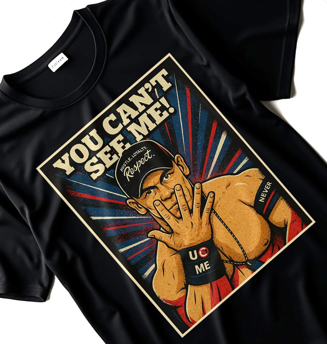 直筆サイン入りCDJohn cena you can't see me