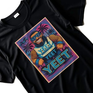DZIECI YEET Jey Uso Cartoon Big Shot Inspired Unisex T-shirt | Zabawne zapasy, Wydarzenie główne, Uce 5–15