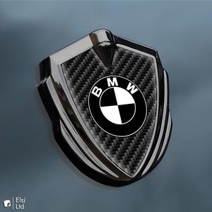BMW Decal | Metal Frame Fender Emblem | Custom Made Side Wing Sticker | Badge Logo