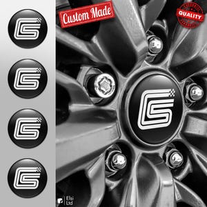 Shelby Decals | 4pcs Set Wheel Cap Stickers | Custom Made Rim Emblems | Multiple Designs