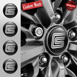 Shelby Decals | 4pcs Set Wheel Cap Stickers | Custom Made Rim Emblems | Multiple Designs