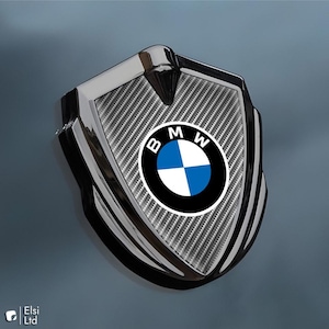 BMW Decal | Metal Frame Fender Emblem | Custom Made Side Wing Sticker | Badge Logo