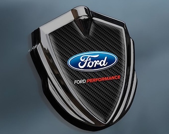 Ford Decal | Metal Frame Fender Emblem | Custom Made Side Wing Sticker | Badge Logo