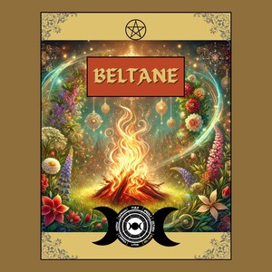 Beltane Book of Shadows | Printable Grimoire | Wiccan Sabbat Guide | Wheel of the Year | Fire Festival Rituals & Spells