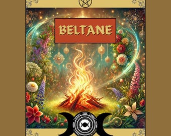 Beltane Book of Shadows | Wiccan Sabbat Guide (Printable Grimoire)