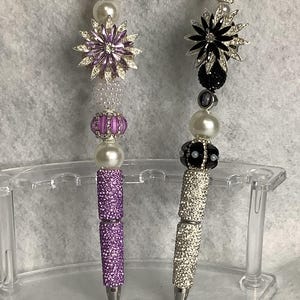 Fancy fidget spinner beaded pen
