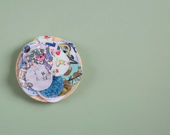 Reusable cleanse and tone cotton rounds - single