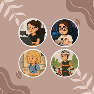 Gepersonaliseerde Cartoon Profielfoto