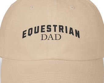 Gorra bordada para papá - Papá ecuestre - Amante de los caballos - Regalo para el Día del Padre, Gorra de béisbol, Gorra de equitación, Regalo para conductor de remolque, Ring Side