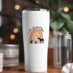 Funny Quote Copper Tumbler, Animal Lover Gift, 22oz Insulated Mug, Barn Owner, Cat Dog Horse Trainer, Wake Up Call, Pet Lover, Horse Lover