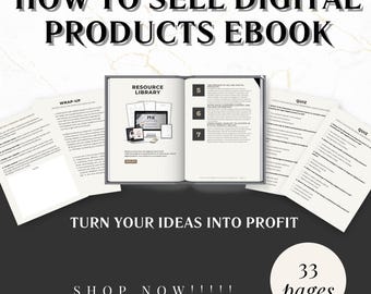 Beginners Guide To Selling Digital Products | How To Sell Digital Products On Social Media | Passive Income | How To Guide.