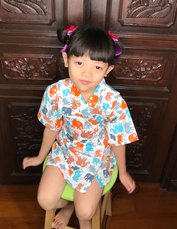 Japanese Yukata For Kids Etsy