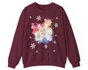 Weihnachtliches / Festliches Crewneck-Sweatshirt | Entzückendes Geschenk, Weihnachtspullover, Katzenliebhaber-Sweatshirt, Wintermode